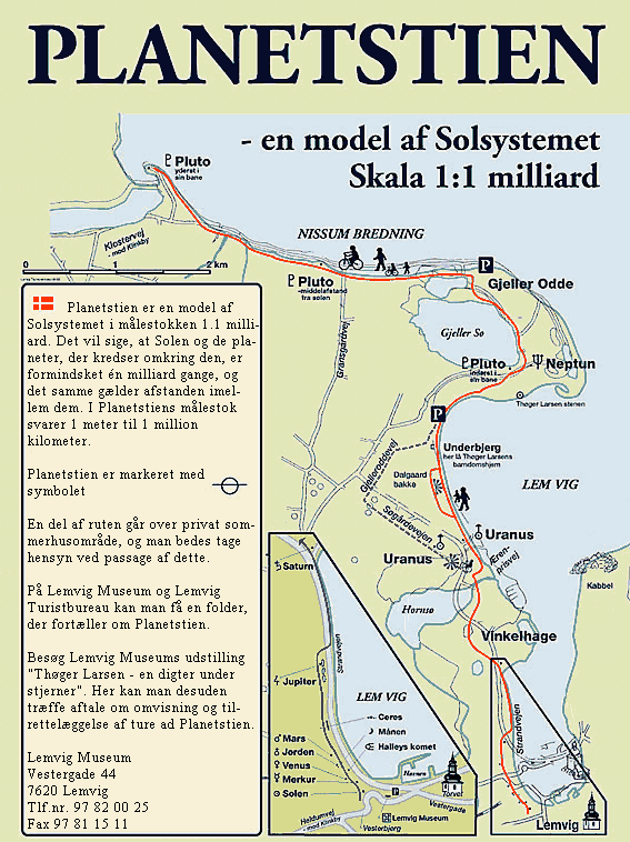 Kort over Planetstien...Klik for at g tilbage....